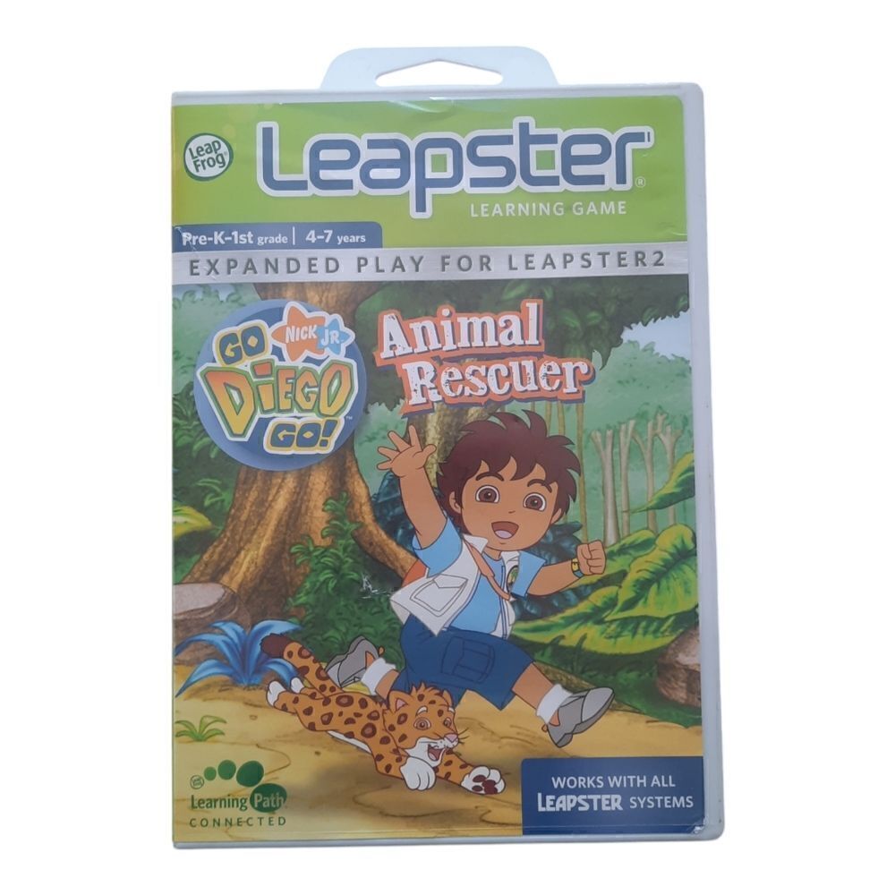 LeapFrog Leapster (1 & 2) Game: Go Diego Go! Animal Rescuer (ages 4 - 7)